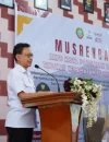 Wali Kota Pontianak Edi Rusdi Kamtono membuka Musrenbang RKPD Tahun 2027 Tingkat Kecamatan Pontianak Kota.