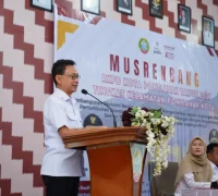 Wali Kota Pontianak Edi Rusdi Kamtono membuka Musrenbang RKPD Tahun 2027 Tingkat Kecamatan Pontianak Kota.
