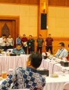 Wakil Wali Kota Pontianak Bahasan menyampaikan paparan pada High Level Meeting TPID Provinsi Kalbar.