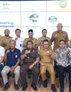 Wali Kota Pontianak Edi Rusdi Kamtono bersama Forkopimda Kota Pontianak berfoto bersama usai HLM TPID.