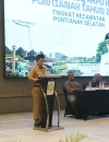 Wakil Wali Kota Pontianak Bahasan membuka Musrenbang RKPD Tingkat Kecamatan Pontianak Selatan Tahun 2027.
