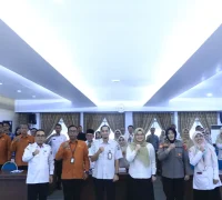 Kepala Dinas Komunikasi dan Informatika Kota Pontianak Syamsul Akbar saat membuka FGD publikasi Pontianak Dalam Angka tahun 2026.