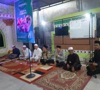 Wakil Wali Kota Pontianak Bahasan saat menghadiri kegiatan Ramadan Kareem, Keliling Masjid Bukber Berbagi di Masjid Sirajul Iman Pontianak Barat.