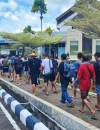Ratusan pekerja migran Indonesia dipulangkan dari Malaysia melalui PLBN Entikong.