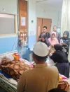 Jenazah santri Pondok Pesantren Labbaik Indonesia (Putra), Sungai Kakap, Irfan Zaki Azizi yang meninggal dunia setelah sempat menjalani perawatan di rumah sakit.