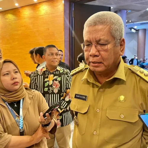 Sekda Kalbar Harisson Azroi menyampaikan kebijakan Work from Anywhere (WFA) bagi ASN di lingkungan Pemerintah Provinsi Kalimantan Barat menjelang libur Idulfitri 2026.