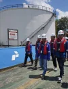 Wali Kota Pontianak Edi Rusdi Kamtono bersama jajaran Forkopimda Kota Pontianak meninjau langsung Terminal BBM Pertamina yang berada di Pontianak Utara.