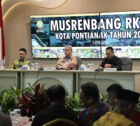 Wali Kota Pontianak Edi Rusdi Kamtono membuka Musrenbang RKPD Kota Pontianak Tahun 2027.