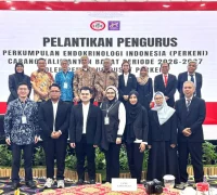 Para pengurus Perkumpulan Endokrinologi Indonesia (PERKENI) Cabang Kalbar masa bakti 2026-2027.