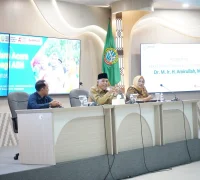 Sekretaris Daerah (Sekda) Kota Pontianak Amirullah saat membuka Bimtek dan Etika MC di lingkup Pemerintah Kota Pontianak.