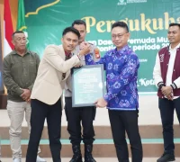 Wali Kota Pontianak Edi Rusdi Kamtono saat menghadiri pengukuhan Pimpinan Daerah Pemuda Muhammadiyah Kota Pontianak periode 2026-2030.