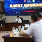 Gubernur Kalimantan Barat Ria Norsan memimpin rapat koordinasi persiapan AVC Men’s Champions League 2026 di Kantor Gubernur Kalbar, (15/4/2026).