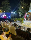 Suasana pembukaan Kejurprov Domino Kalbar 2026 di 5cm Coffee & Eatery Untan Pontianak.