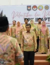 Prosesi pelantikan Ketua Dewan Pimpinan Kota (DPK) Ikatan Keluarga Alumni Pendidikan Tinggi Kepamongprajaan (IKAPTK) Kota Pontianak 2026-2031.