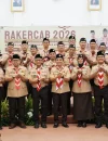 Foto bersama peserta Rakercab Gerakan Pramuka Kota Pontianak.