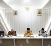 Sekretaris Daerah Kota Pontianak Amirullah meminpin rapat persiapan menjelang Pontianak sebagai tuan rumah Rakor APEKSI Komwil V Kalimantan 2026.