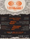 Poster Record Store Day Pontianak 2026 dengan tema Analog Culture Revival di Parklife Collective Space, menampilkan informasi pasar musik, diskusi, arsip, dan pertunjukan musik