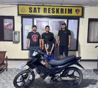 Pelaku pencurian diamankan polisi Landak.