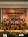 Benny Rhamdani saat konferensi pers Bimteknas Hanura di Pontianak.