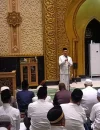 Wali Kota Pontianak Edi Rusdi Kamtono menyampaikan pesan kepada jemaah calon haji Kota Pontianak pada Istigasah Akbar di Masjid Raya Mujahidin.