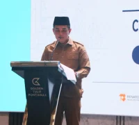 Wakil Wali Kota Pontianak Bahasan membuka Workshop Pelatihan Gender dan Safeguards Citywide Inclusive Sanitation Project.
