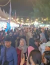 Suasana pelaksanaan PRP 2026 di Rumah Radakng Pontianak yang dipadati pengunjung dan stand UMKM.