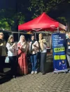 Stand layanan Bapenda Kota Pontianak di acara PRP 2026 Rumah Radakng saat melayani pembayaran PBB-P2 masyarakat.