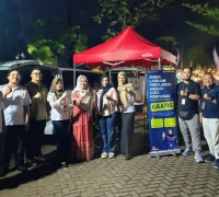 Stand layanan Bapenda Kota Pontianak di acara PRP 2026 Rumah Radakng saat melayani pembayaran PBB-P2 masyarakat.