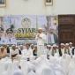 Wali Kota Pontianak Edi Rusdi Kamtono ketika memberikan sambutan dalam Syiar Sholawat 40 di Aula Rumah Dinas Wali Kota Pontianak, Jumat (15/5/2026).