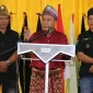 Wakil Gubernur Kalbar Krisantus Kurniawan saat memberikan sambutan dalam pelantikan DPD Barisan Pemuda Melayu Kabupaten/Kota se-Kalimantan Barat di Pontianak.