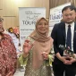 Direktur Utama Kuching Specialist Hospital, Nor Azlina Jemain, saat menghadiri peresmian kantor perwakilan RS Kuching Specialist di Pontianak.