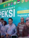 Wali Kota Pontianak Edi Rusdi Kamtono yang juga selaku Ketua Komwil V APEKSI Regional Kalimantan saat diwawancarai awak media.
