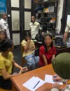Anak-anak di bawah umur yang terjaring penertiban karena melanggar pembatasan jam malam bagi anak.