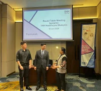 Kios Informasi IHH Healthcare Malaysia di GAIA Mall Pontianak yang memberikan layanan informasi kesehatan dan rujukan medis ke Malaysia.
