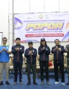 Wakil Wali Kota Pontianak Bahasan berfoto bersama Kontingen Kota Pontianak yang akan berlaga di POPDA Tingkat Provinsi Kalbar.
