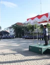 Wali Kota Pontianak Edi Rusdi Kamtono memimpin upacara Peringatan Hari Berkabung Daerah di halaman Kantor Wali Kota Pontianak, Senin (29/6/2026) pagi.