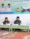 Ketua Umum LPTQ Kota Pontianak Amirullah ketika membuka TC Kafilah Kota Pontianak di Aula Gedung LPTQ Kota Pontianak, Jumat (10/7/2026).