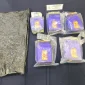 Barang bukti sabu dalam pengungkapan gudang narkoba senilai Rp4,5 miliar di Kuching, Sarawak.