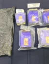 Barang bukti sabu dalam pengungkapan gudang narkoba senilai Rp4,5 miliar di Kuching, Sarawak.