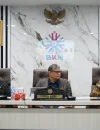 Wakil Wali Kota Pontianak Bahasan menyampaikan ekspos Manajemen Talenta di BKN Jakarta.