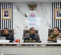 Wakil Wali Kota Pontianak Bahasan menyampaikan ekspos Manajemen Talenta di BKN Jakarta.
