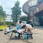DJI Agras T55, drone pertanian generasi terbaru, diperkenalkan PT Wahana Inti Selaras di Pontianak untuk mendukung penyemprotan dan pemupukan yang lebih efisien.