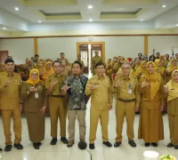 Sosialisasi Pengelolaan RTH Privat melalui Klinik Kehati Kota Pontianak di Kantor Wali Kota Pontianak, Selasa (28/7/2026).