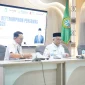 Sekretaris Daerah Kota Pontianak Amirullah saat menyampaikan materi di hadapan peserta diklat Pelatihan Kepemimpinan Pengawas (PKP) di lingkungan Pemerintah Kota Pontianak.