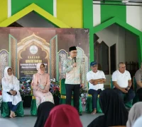 Wali Kota Pontianak Edi Rusdi Kamtono menyemangati kafilah Kota Pontianak yang berlaga di MTQ ke-34 Kalbar di Kayong Utara, Minggu (2/8/2026) sore.