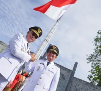 Wali Kota Pontianak Edi Rusdi Kamtono mengajak masyarakat mengibarkan Bendera Merah Putih dan memasang logo HUT ke-81 RI sepanjang Agustus 2026.