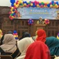 Bunda PAUD Kota Pontianak Yanieta Arbiastutie, yang juga selaku Ketua TP PKK Kota Pontianak, memberikan sambutan pada peringatan Milad ke-20 PAUD PKK Kota Pontianak.