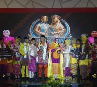Jibril Cisse Alindra dan Farras Dila saat meraih gelar Bujang Dare Pontianak 2026.