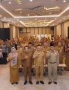 Wali Kota Pontianak Edi Rusdi Kamtono saat membuka Asistensi RKA SKPD APBD TA 2027 di Hotel Orchard Perdana Pontianak, Selasa (18/8/2026).