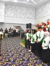 Duta Sanitasi Pontianak Yanieta Arbiastutie mengukuhkan Relawan Duta Sanitasi dalam Kick-off Pembangunan SPALD-T Kota Pontianak di Hotel Ibis, Rabu (19/8/2026).